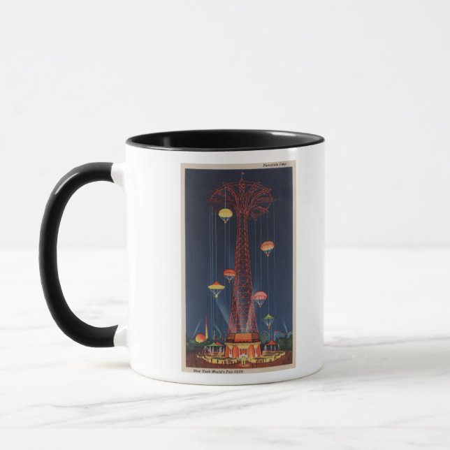 New York City, NY - Fallschirmspringen auf der Wel Tasse (Links)