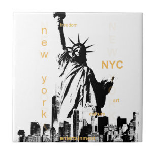 New York City Ny Nyc Statue of Liberty Fliese