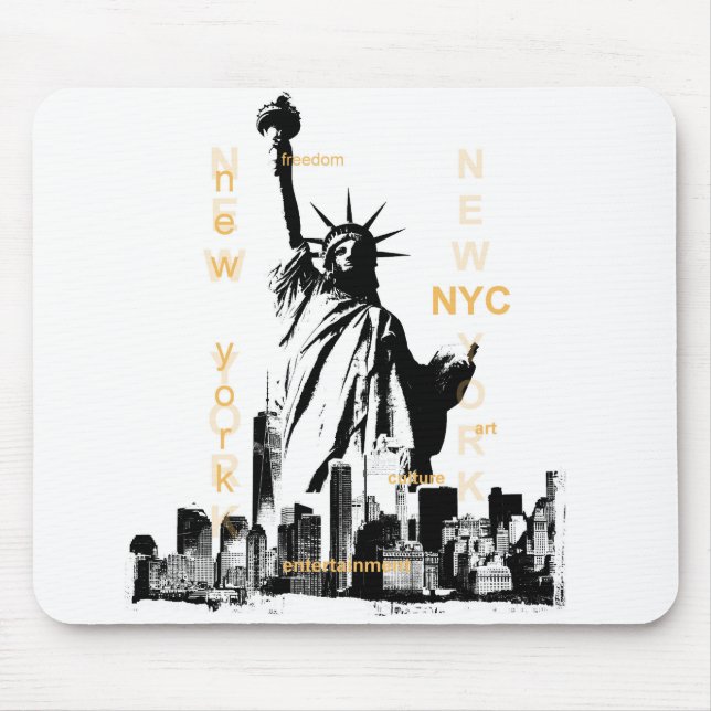 New York City Ny Nyc Statue of Liberty Mousepad (Vorne)