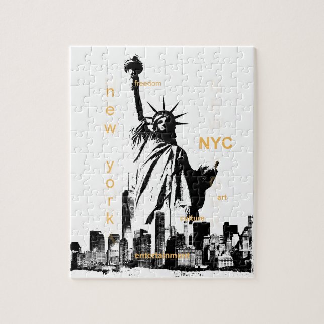 New York City Ny Nyc Statue of Liberty Puzzle (Vertikal)