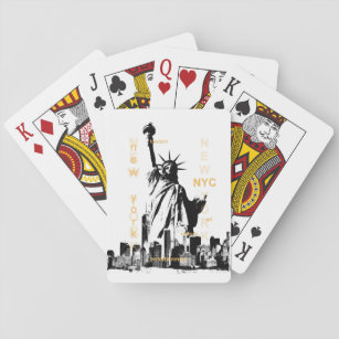 New York City Ny Nyc Statue of Liberty Spielkarten
