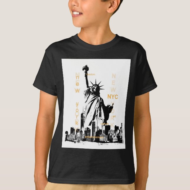 New York City Ny Nyc Statue of Liberty T-Shirt (Vorderseite)