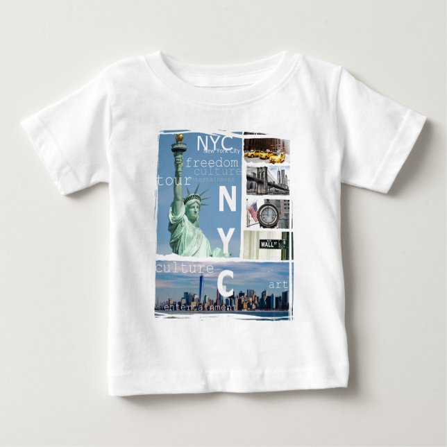 New York City Nyc Baby T-shirt (Vorderseite)