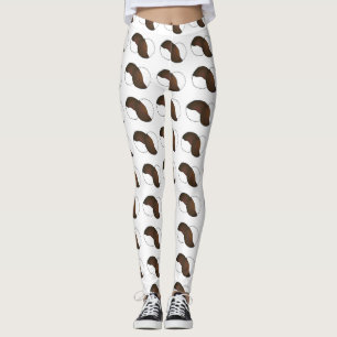 New York City NYC Black and White Cookie Leggings