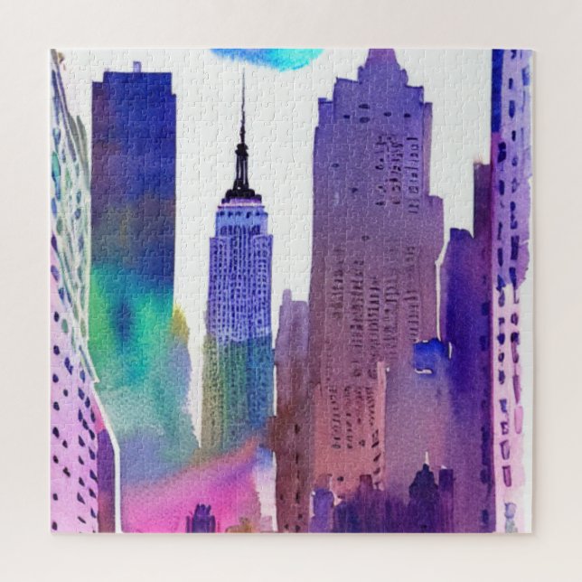 New York City NYC Empire State Gebäude Puzzle (Vertikal)