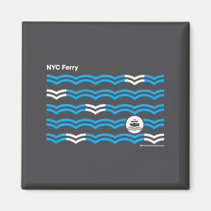 New York City Nyc Fähre Wellen Swea _1 Magnet
