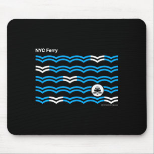 New York City Nyc Fähre Wellen Swea Mousepad