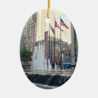 New York City NYC Fountain Sixth Avenue Fotografie
