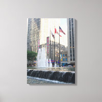 New York City NYC Fountain Sixth Avenue Fotografie