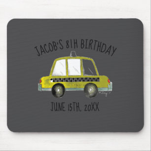 New York City Nyc Gelbes Taxi Geburtstagsfeier Mousepad
