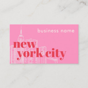 New York City NYC Unternehmen Visitenkarte