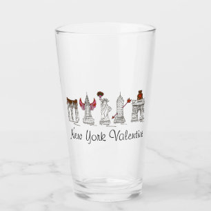 New York City NYC Valentine Holiday Sehenswürdigke Glas