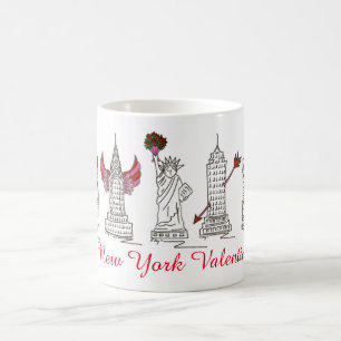 New York City NYC Valentine's Day Sehenswürdigkeit Tasse