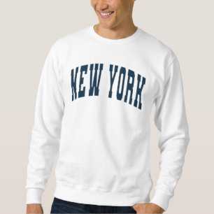 New York City NYC Vintage College-Stil Sweatshirt