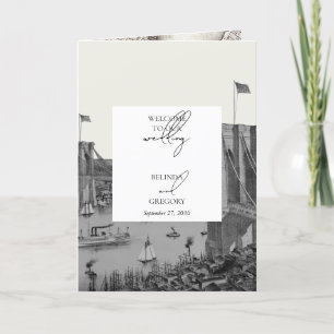 New York City NYC Wedding Order of Service Programm