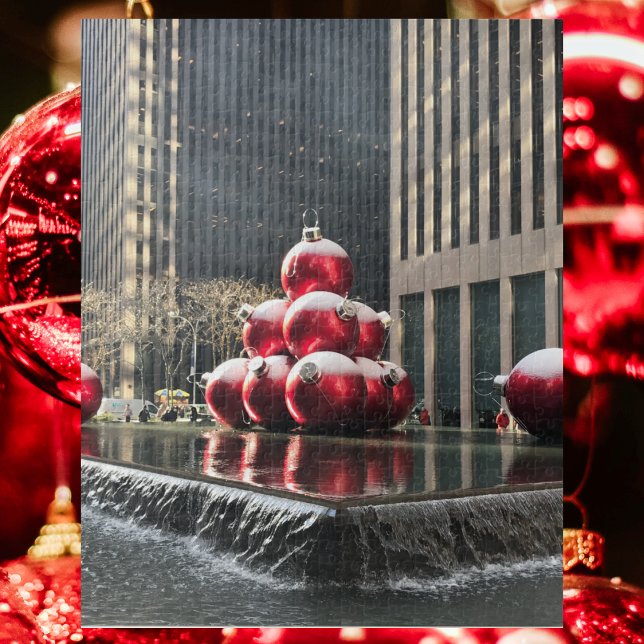 New York City NYC Weihnachtsbrunnen Puzzle (NYC Christmas)