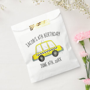 New York City NYC Yellow Taxi Cab Birthday Party Geschenktütchen