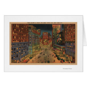 New York City, NYNight Ansicht des Times Square