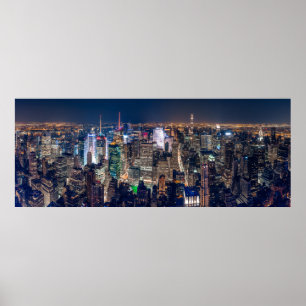 NEW YORK CITY PER NACHT POSTER