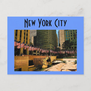 New York City Plaza, New York City Postkarte