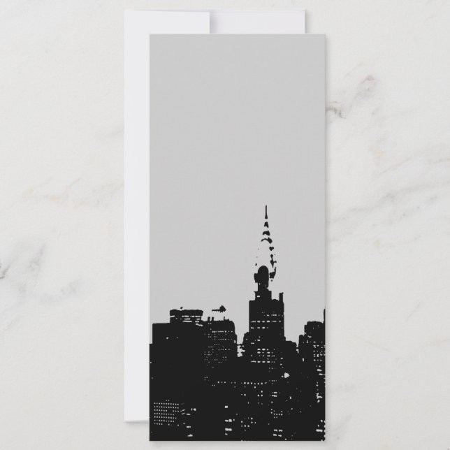 New York City Pop Art Einladung (Vorderseite)