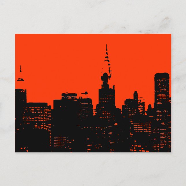 New York City Pop Art Postkarten (Vorderseite)