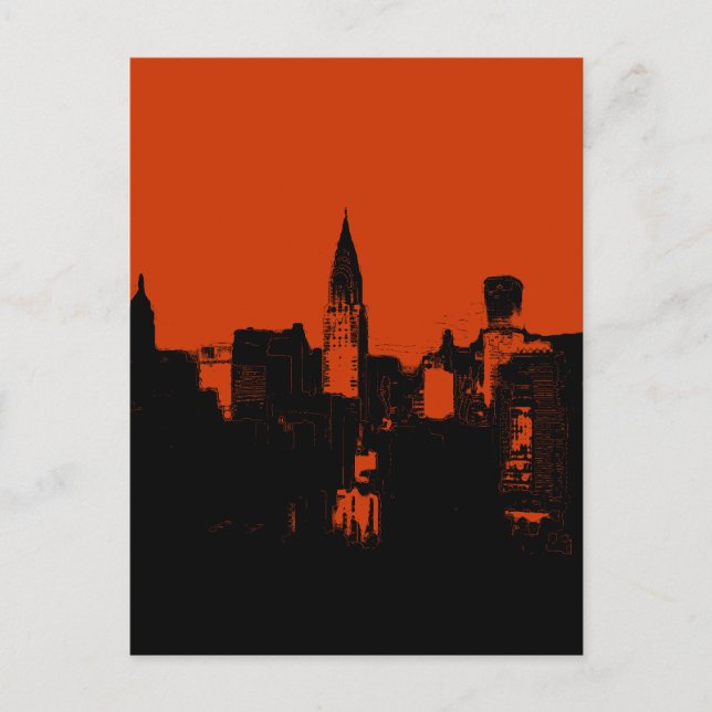 New York City Pop Art Postkarten (Vorderseite)