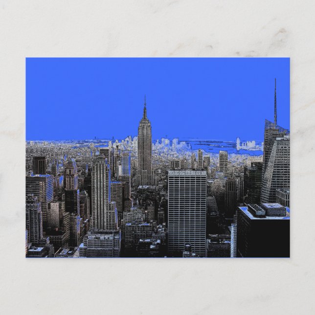 New York City Pop Art Postkarten (Vorderseite)