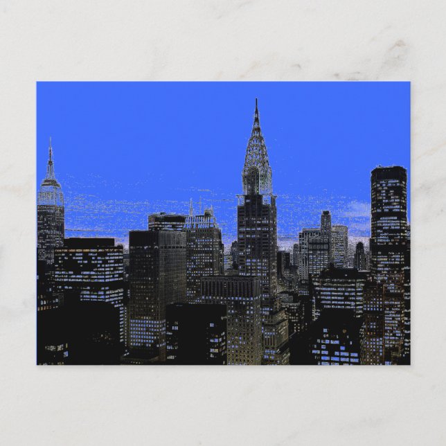 New York City Pop Art Postkarten (Vorderseite)