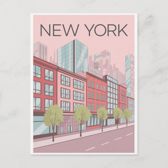 New York City Postcard Postkarte (Vorderseite)