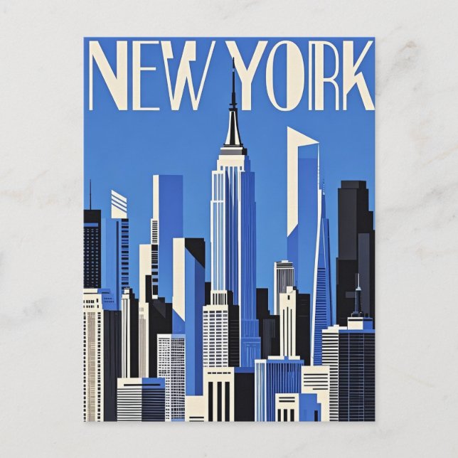 New York City Postcard Postkarte (Vorderseite)