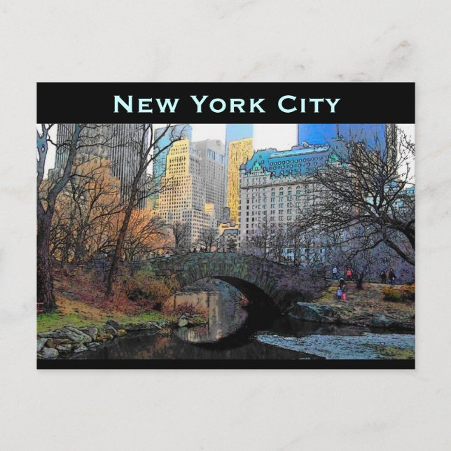 New York City Postcard Postkarte (Vorderseite)