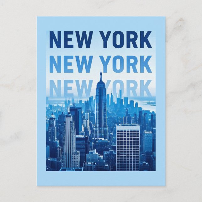 New York City Postcard Postkarte (Vorderseite)