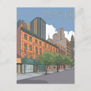 New York City Postcard Postkarte