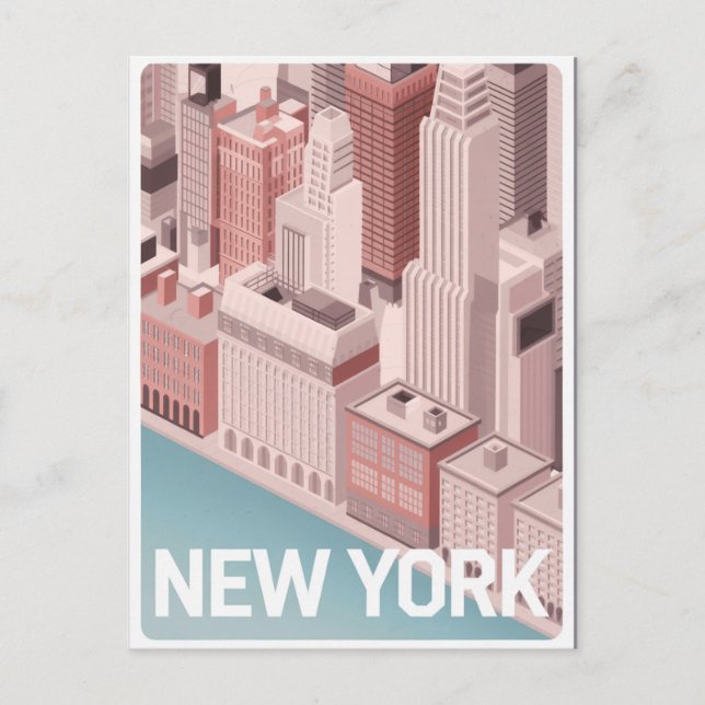 New York City Postcard Postkarte (Vorderseite)