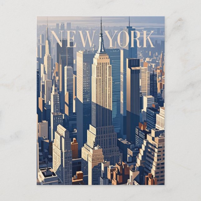 New York City Postcard Postkarte (Vorderseite)