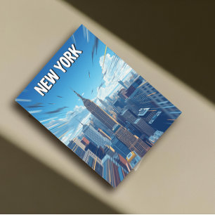 New York City Postcard Postkarte