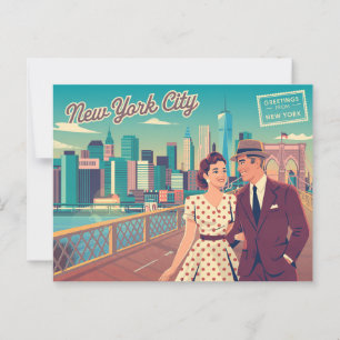 New York City Postcard Postkarte