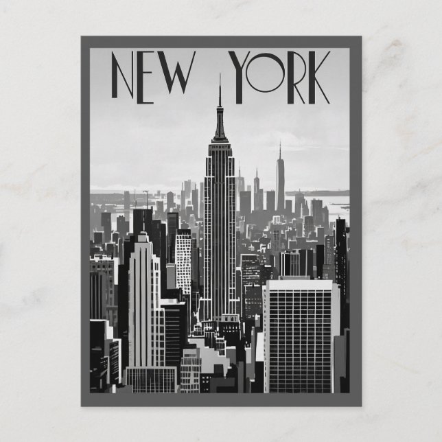 New York City Postcard Postkarte (Vorderseite)