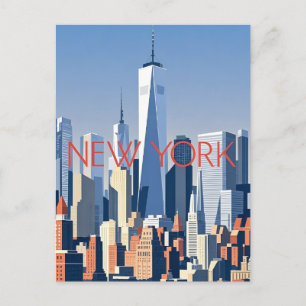 New York City Postcard Postkarte