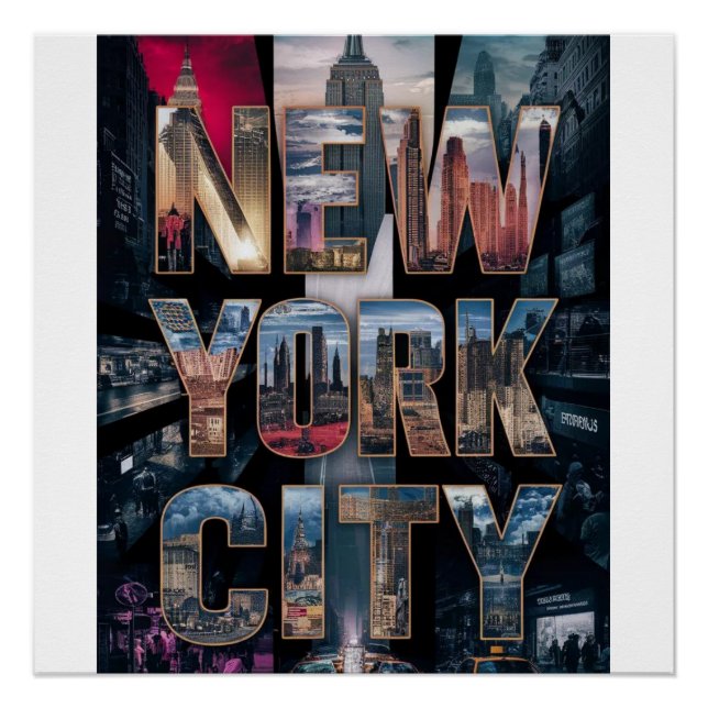 New York City Poster (Vorderseite)