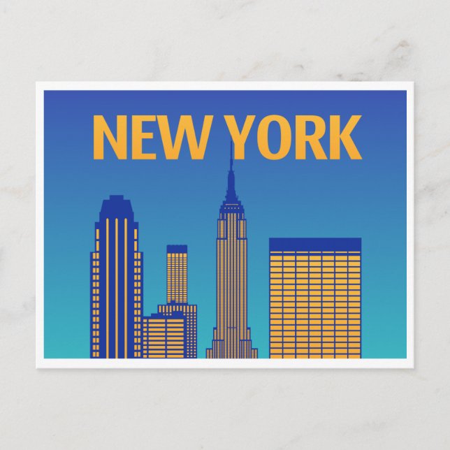 NEW YORK CITY POSTKARTE (Vorderseite)
