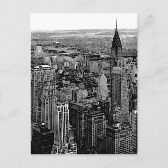 New York City Postkarte (Vorderseite)
