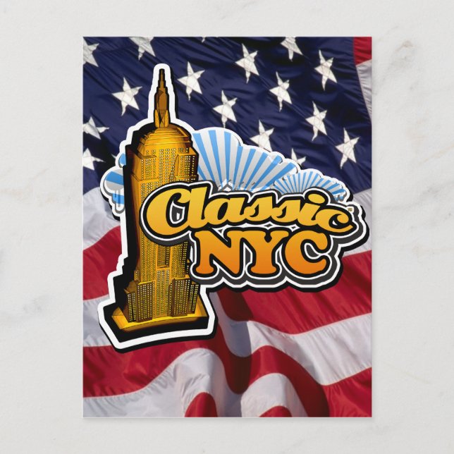 New York City Postkarte (Vorderseite)