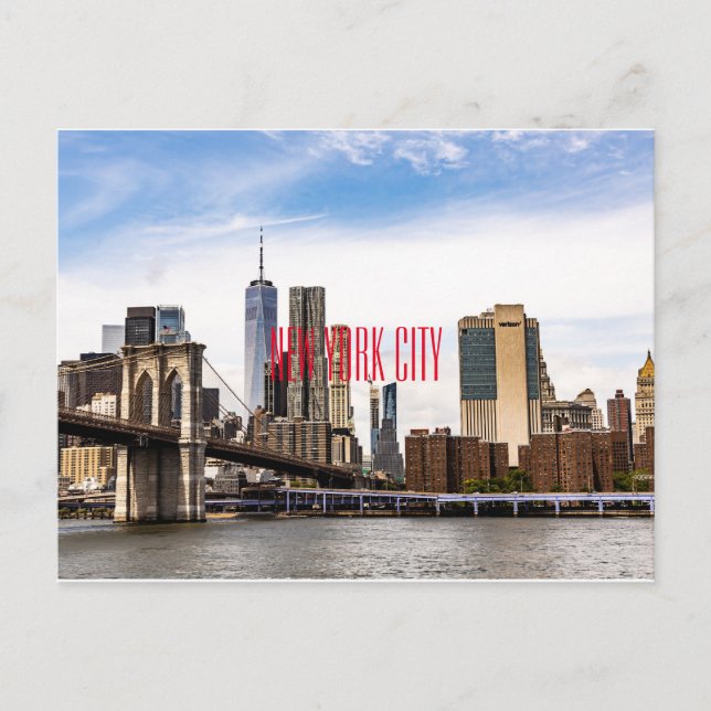 New York City Postkarte (Vorderseite)