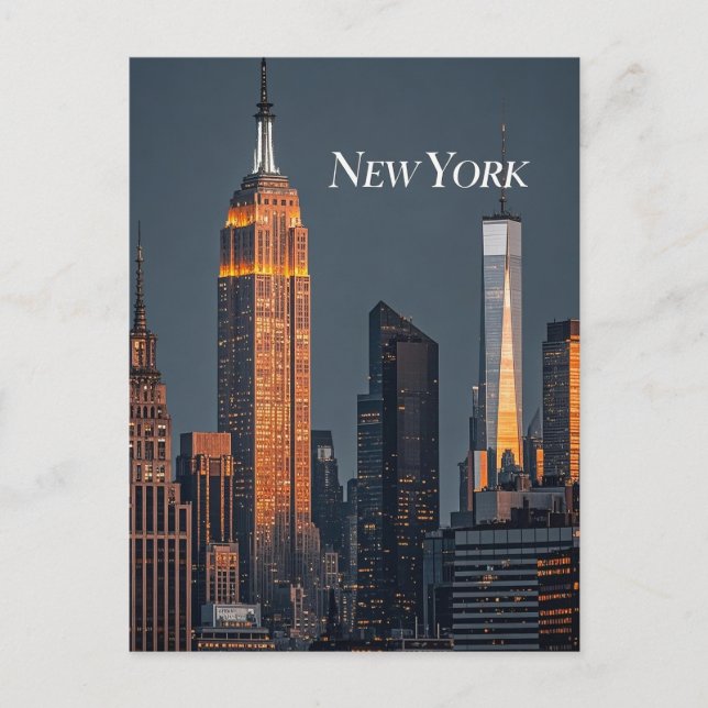 New York City Postkarte (Vorderseite)