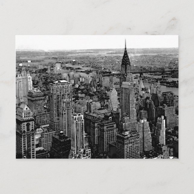 New York City Postkarte (Vorderseite)