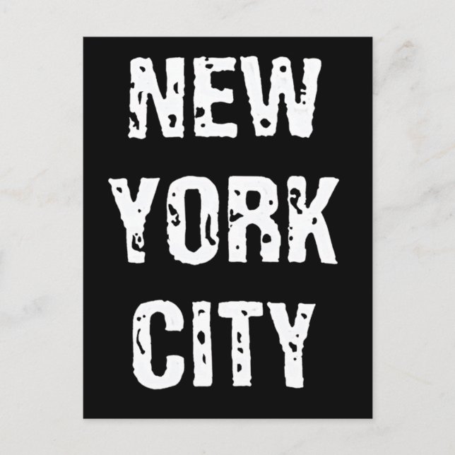 New York City Postkarte (Vorderseite)