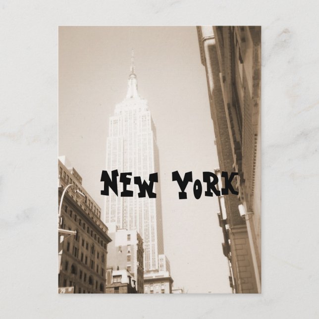 New York City Postkarte (Vorderseite)