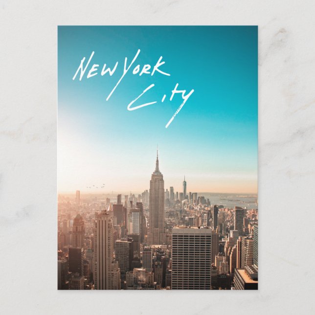 New York City Postkarte (Vorderseite)